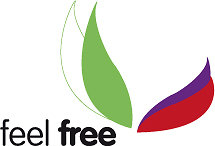 About Me. Feel Free logo